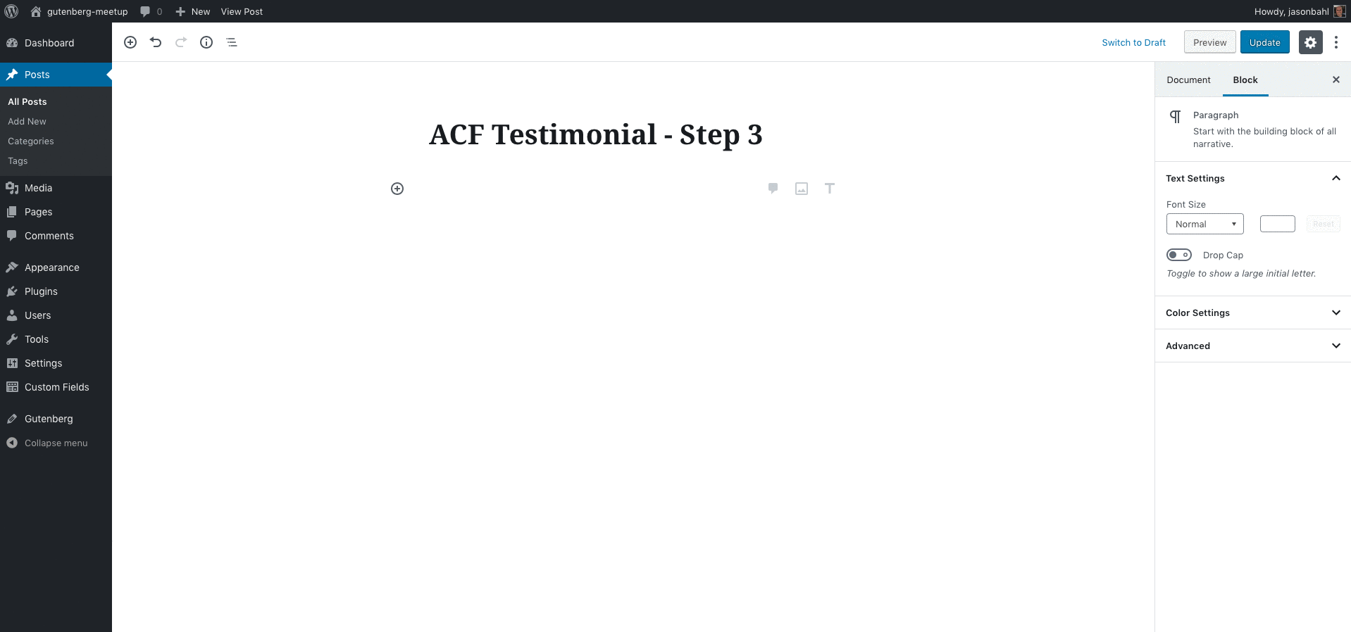 5-Step Guide To Creating a Posts Loop Block in Gutenberg with ACF